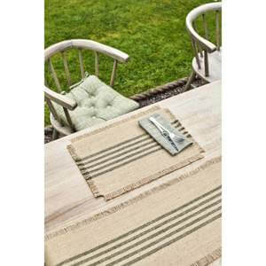Walton & Co Olive Stripe Jute Runner